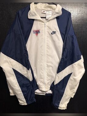Vintage Nike Barcelona '92 Team USA Track & Field Olympic Windbreaker Jacket Men